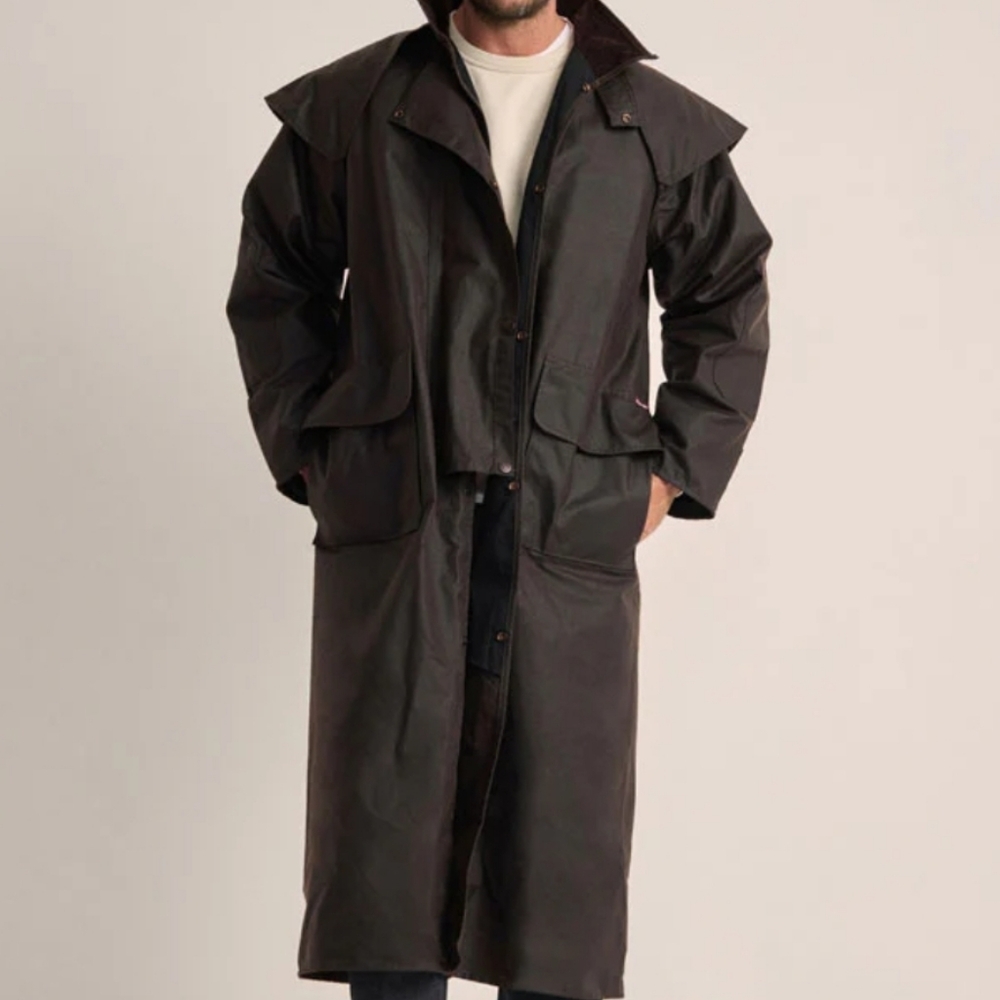 Driza-Bone Vintage Rider Weighted Oilskin Made In Australia 100% Cotton Medium